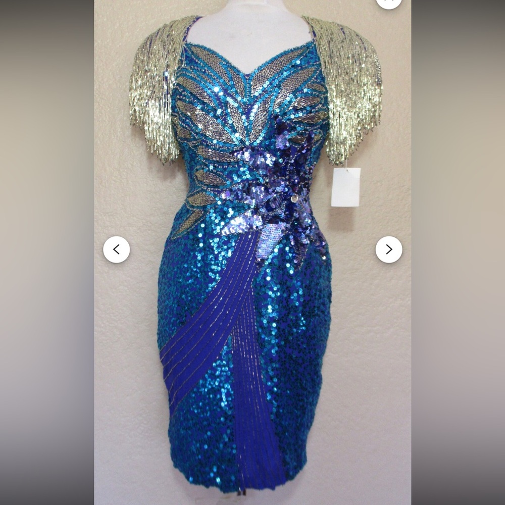 Vintage Alyce Designs Sequin Dress - flapper costume perfection!